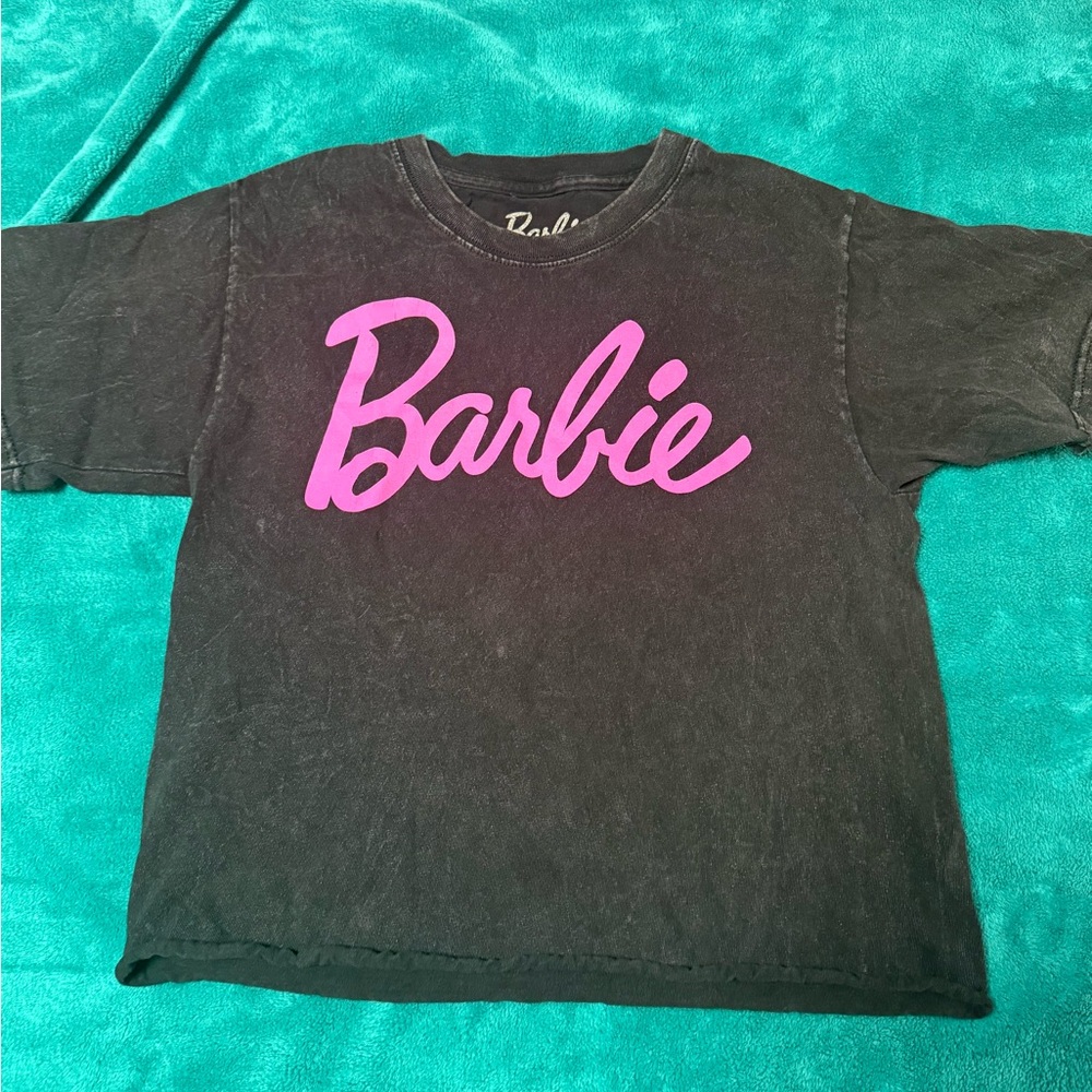 Barbie Charcoal and Magenta Kids Tee